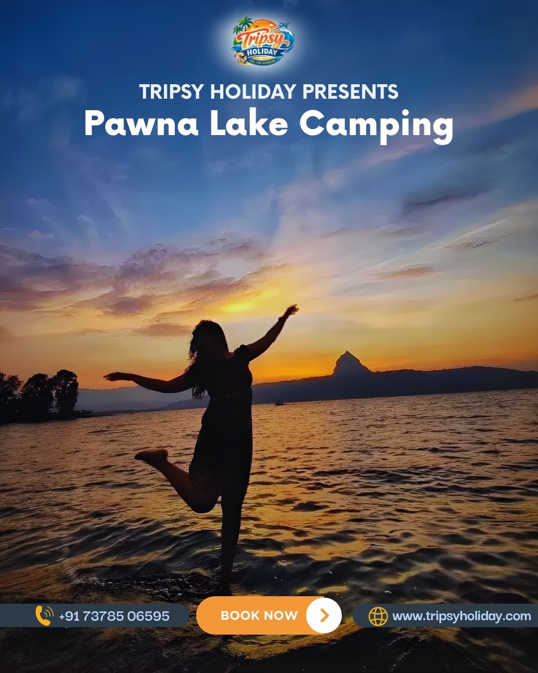 Tripsy Holiday presents Pawna Lake camping near Lonavala with scenic nature views and peaceful surroundings