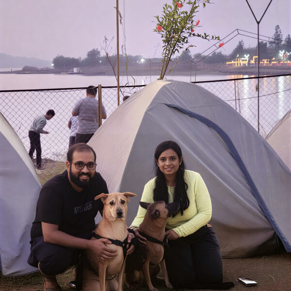 Morning vibes at Pawna Lake camping location 1 near Pune and Mumbai